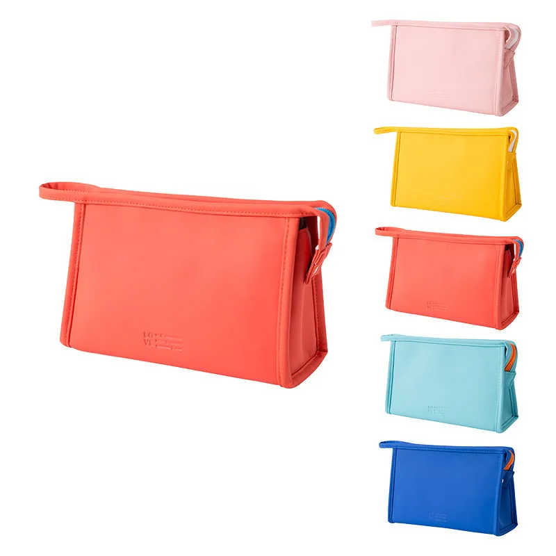 Cosmetic bag women's candy color skin care product storage bag portable handheld travel toiletry