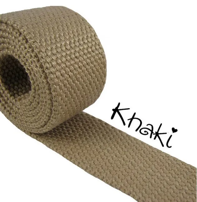 Cotton Webbing - Khaki