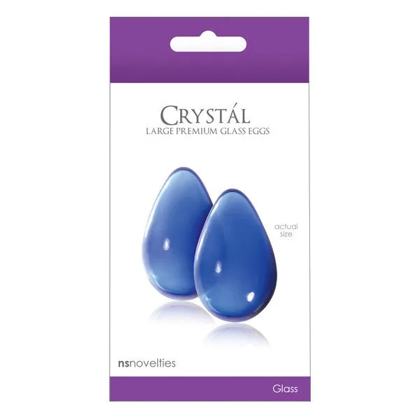 CRYSTAL PREMIUM GLASS LARGE EGGS