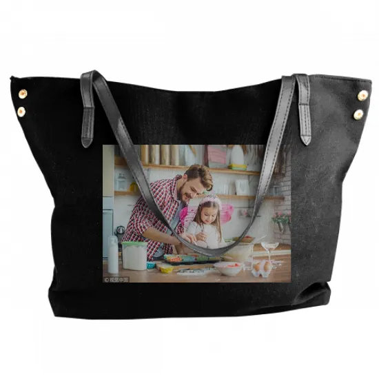 Custom bag Le Pliage Large Shoulder Tote Beach Bag for women - Black