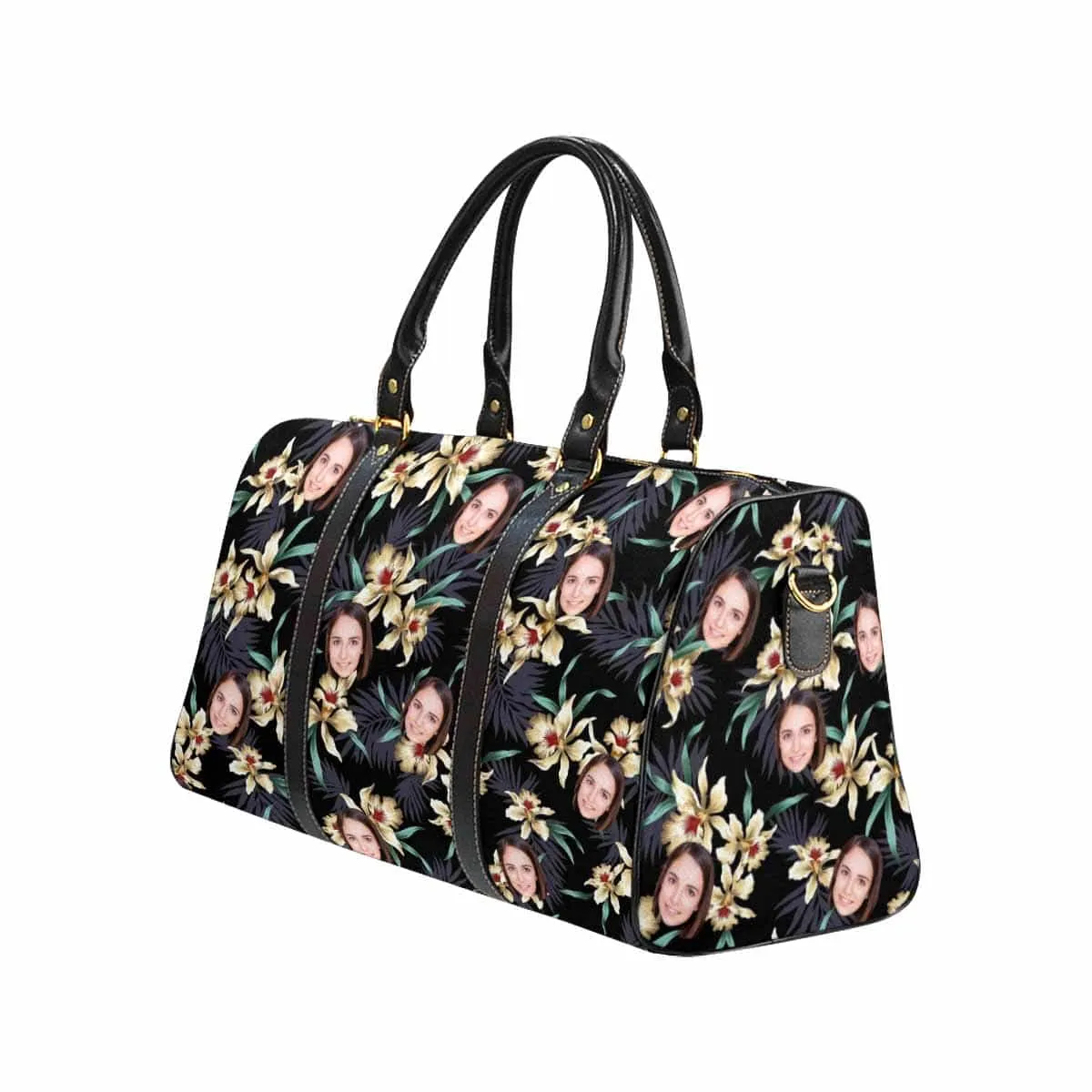 Custom Face Blossom Travel Bag