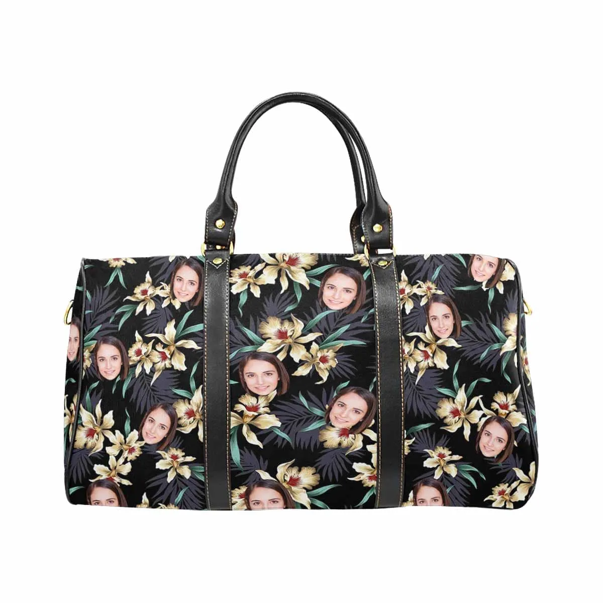 Custom Face Blossom Travel Bag