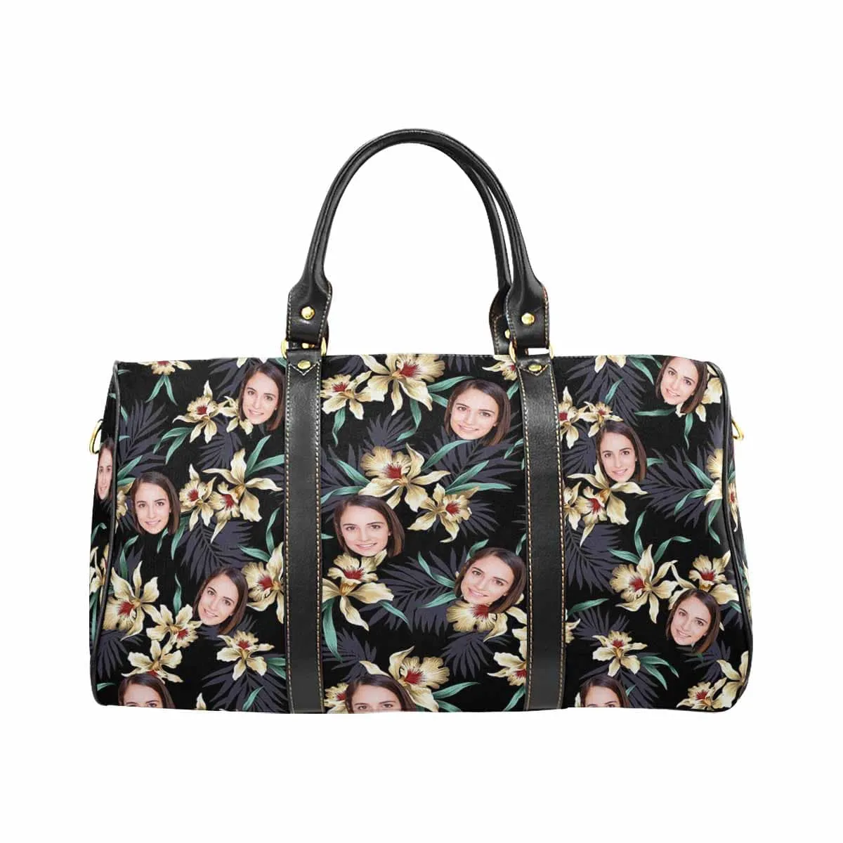 Custom Face Blossom Travel Bag