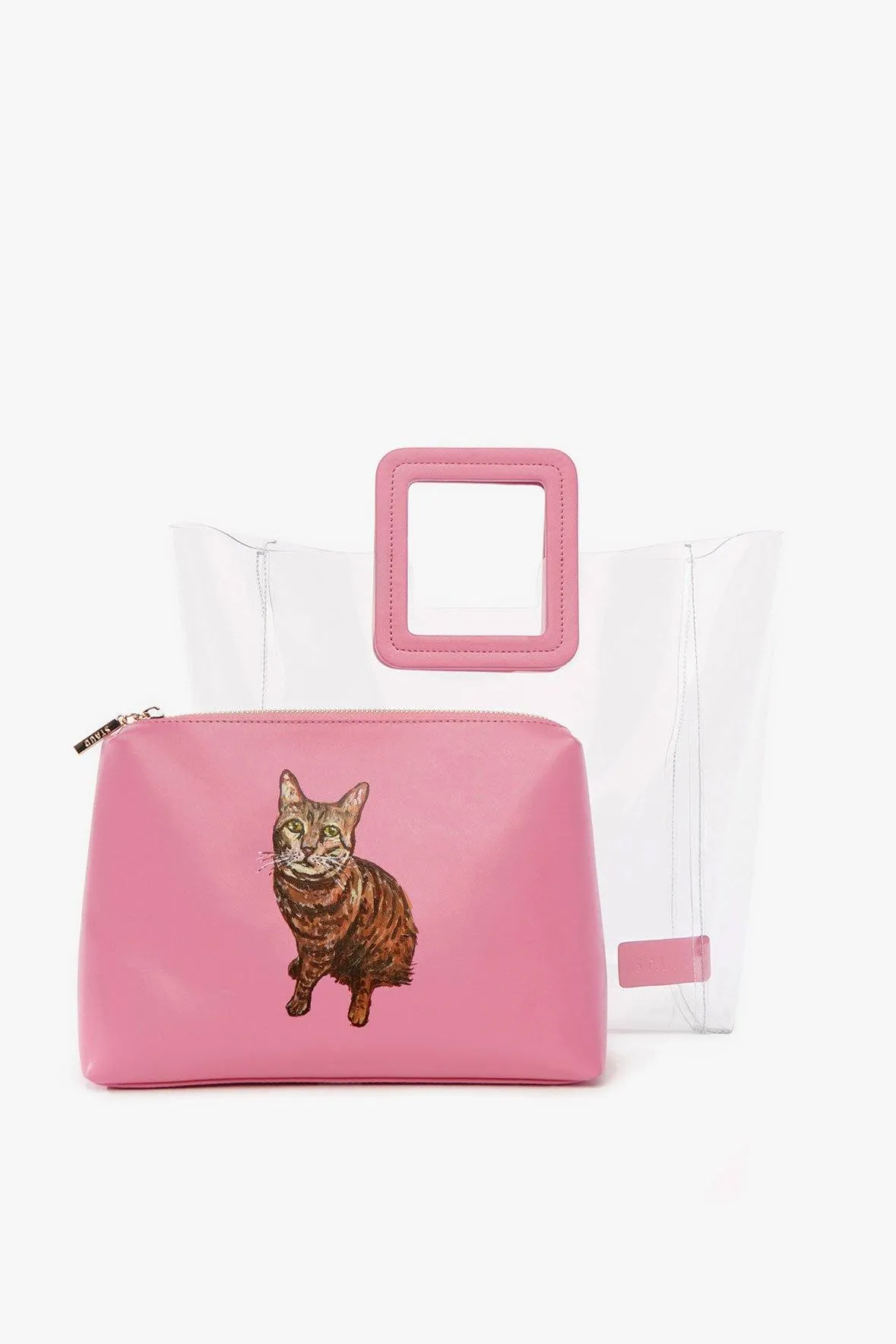 CUSTOM SHIRLEY BAG | CLEAR PINK