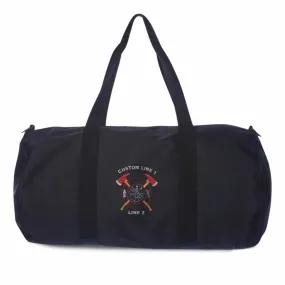 Customized 29L Duffel Bag with Crossed Axes Embroidery