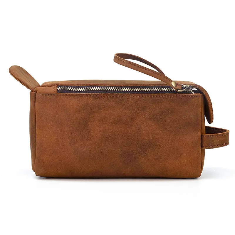 Dado Leather Dopp Kit | Handmade Leather Toiletry Bag