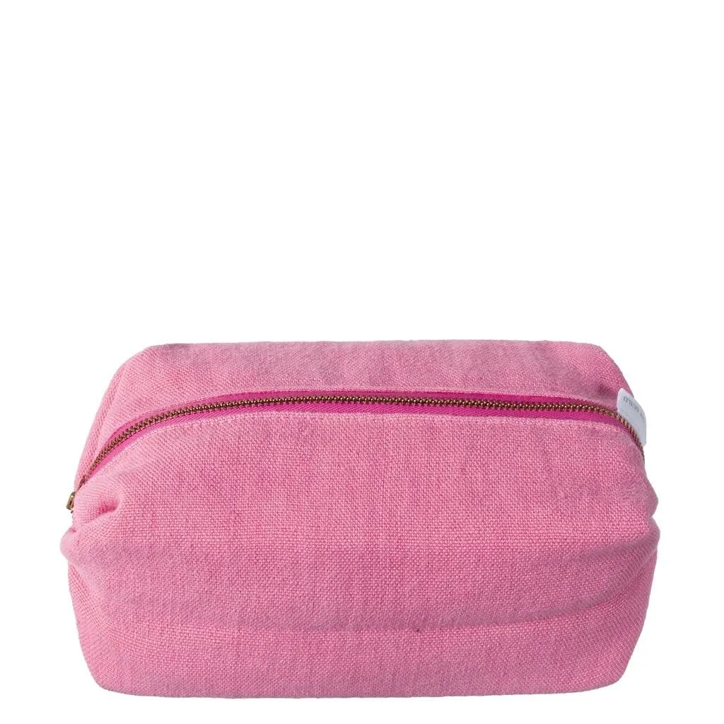 Designers Guild Brera Lino Hibiscus Medium Toiletry Bag