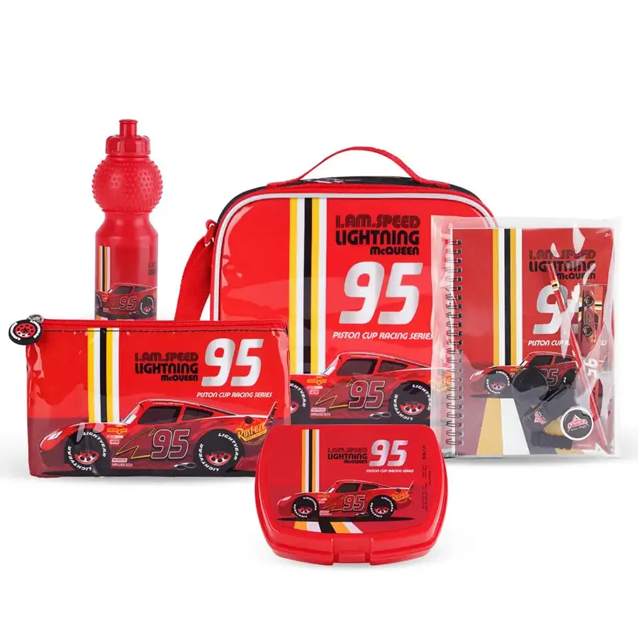 Disney Cars I am speed Lightning Mcqueen 6in1 Box Set 18"