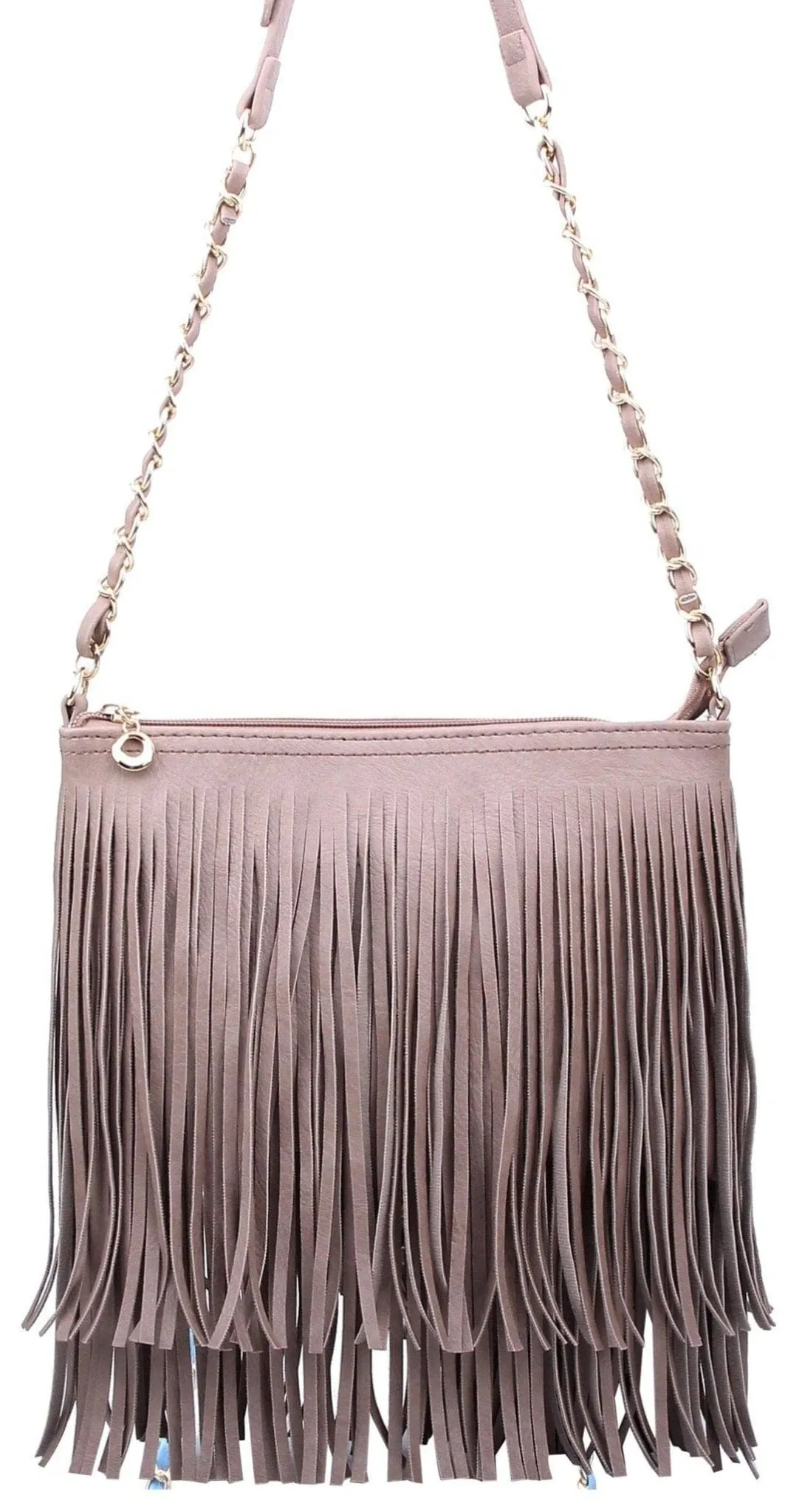 E031 Samantha Fringe Crossbody Bag