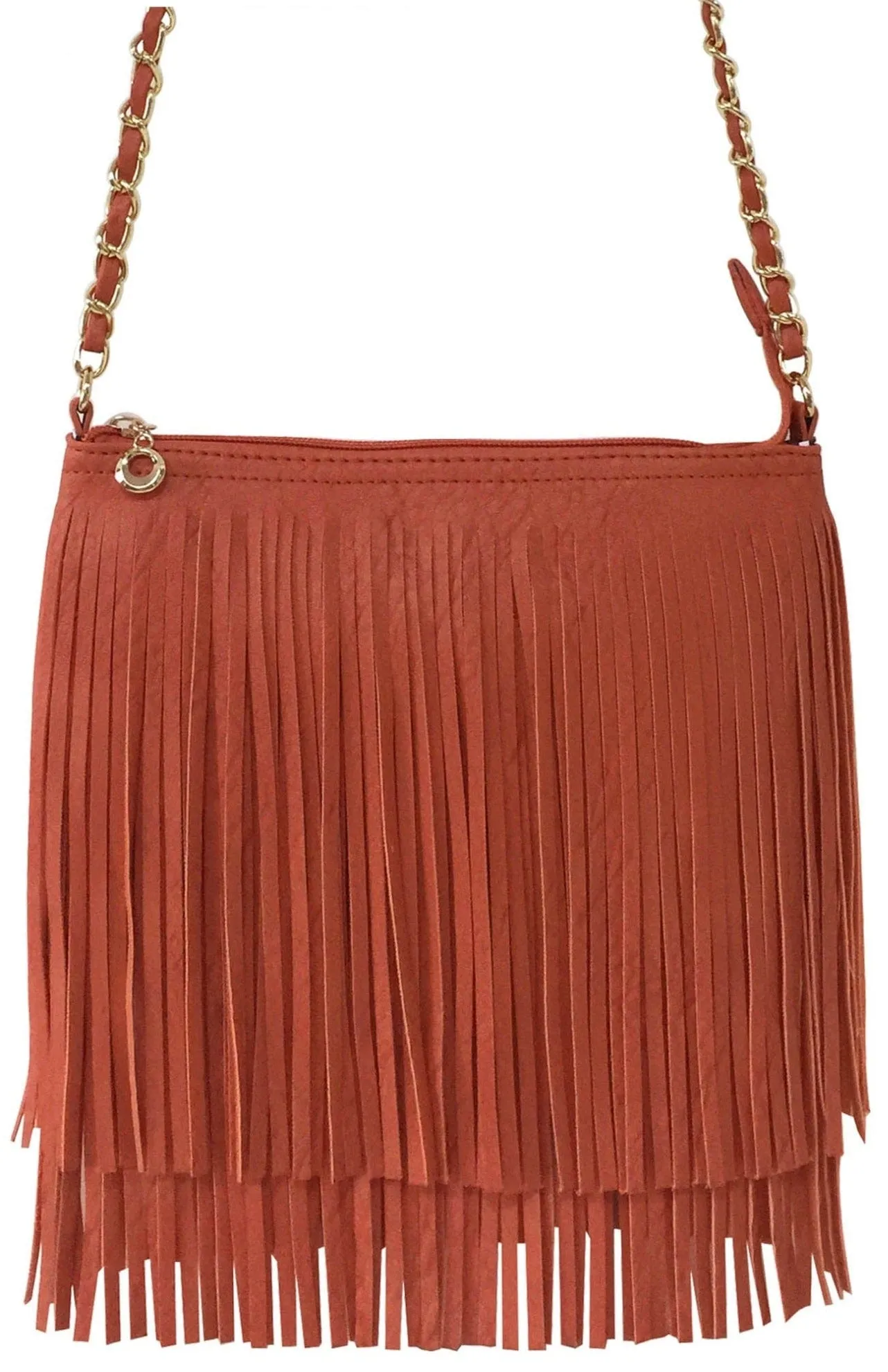 E031 Samantha Fringe Crossbody Bag