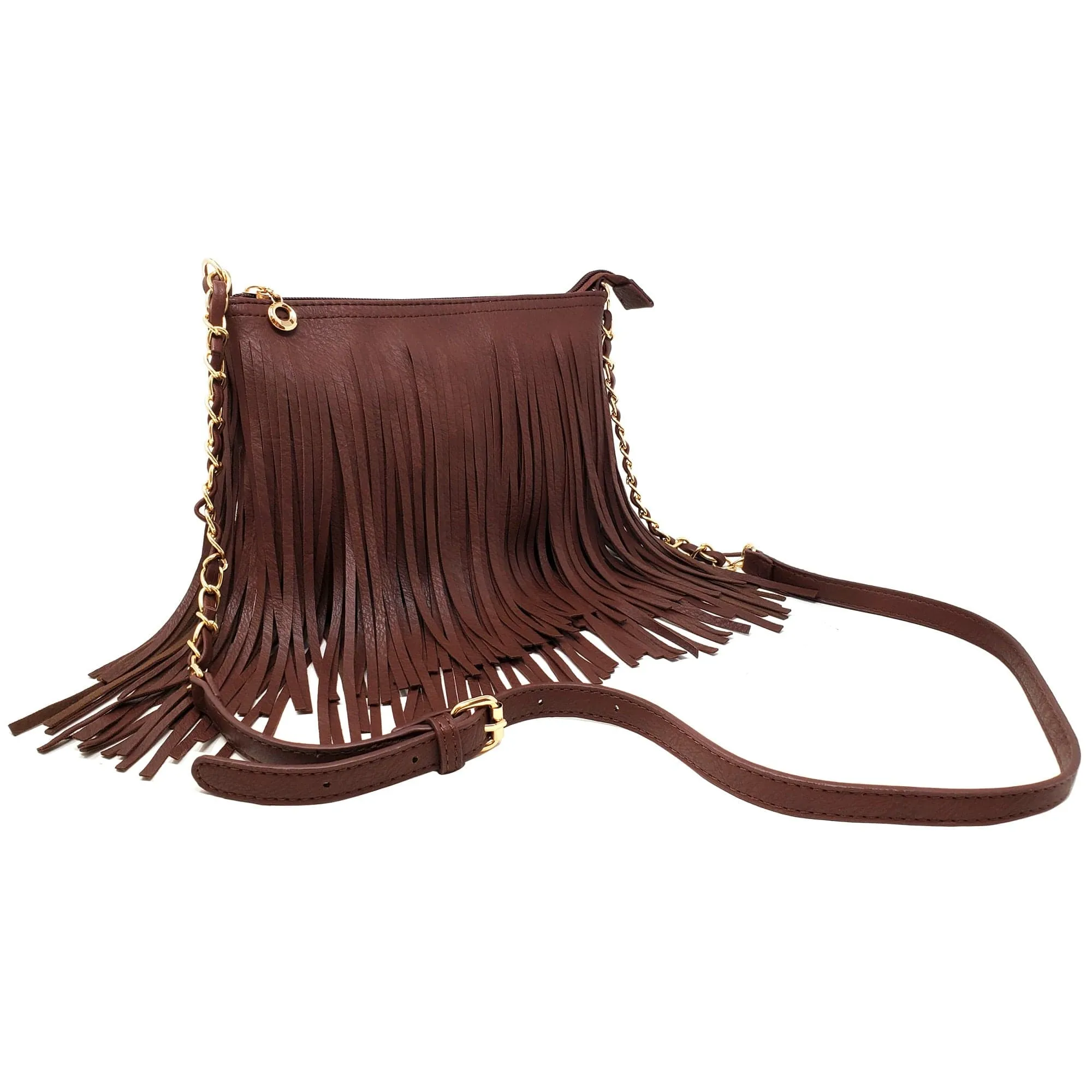 E031 Samantha Fringe Crossbody Bag