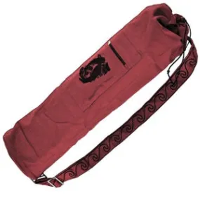 Embroidered Cotton Yoga Mat Bag