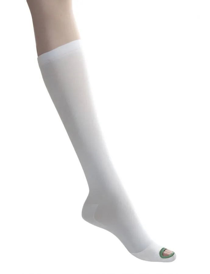 EMS Knee Length Anti-Embolism Stockings, White, X-Large