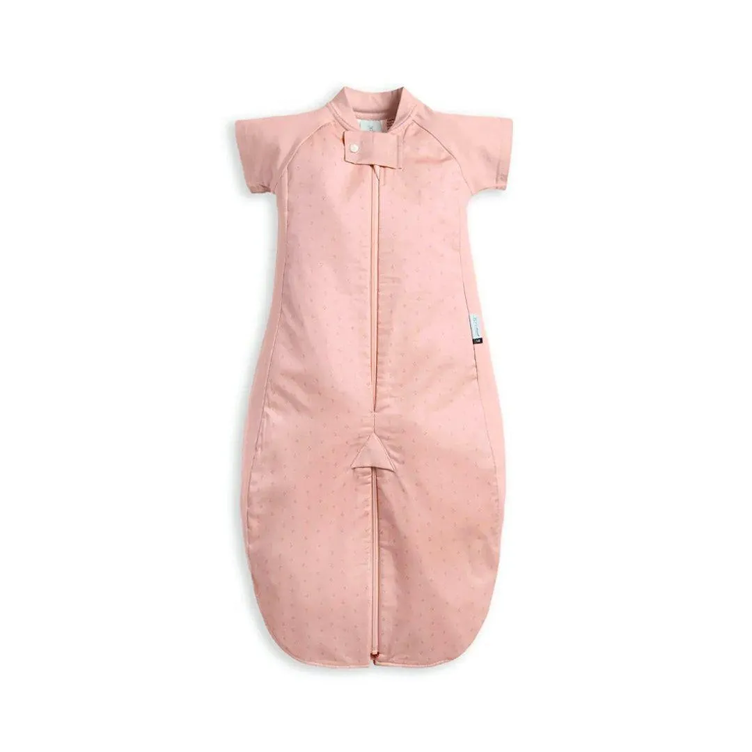 ergoPouch Organic All Year Short Sleeved 2 in 1 Sleeping Suit Bag - Berries - 1.0 TOG