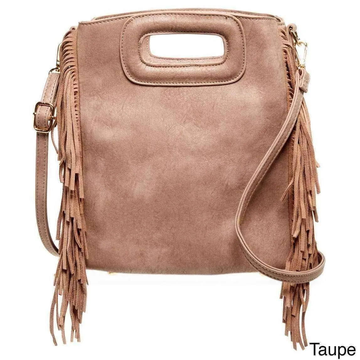 Faux leather handbags | Pink Haley Handbag