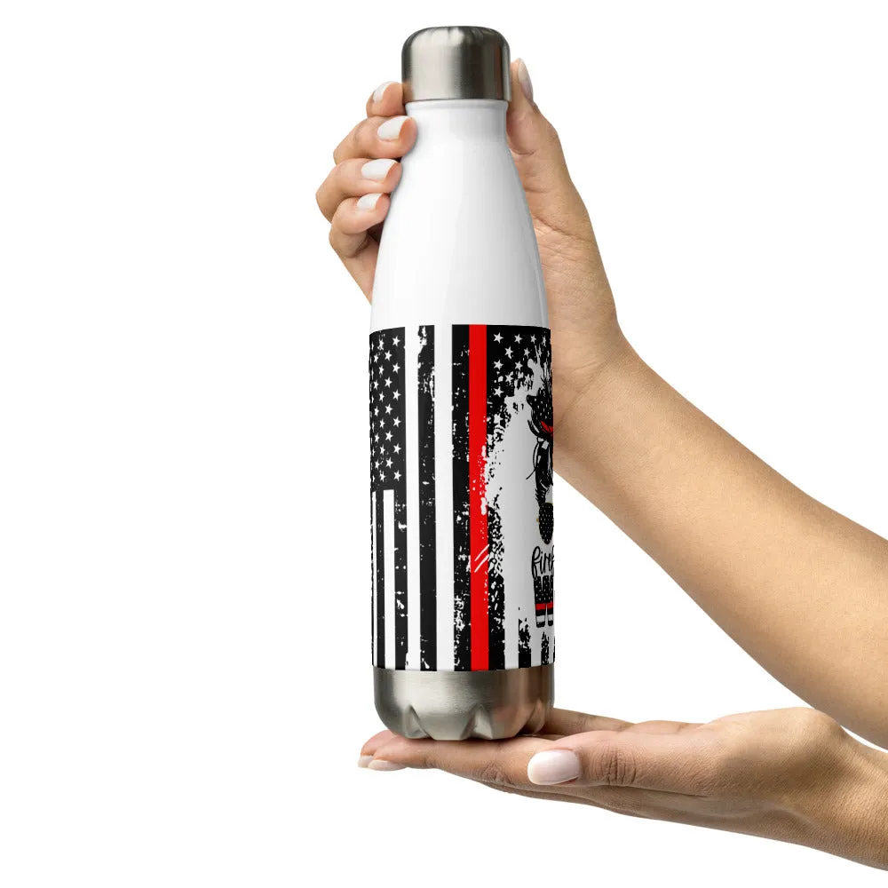 Firefighter Wife Stainless Steel Water Bottle