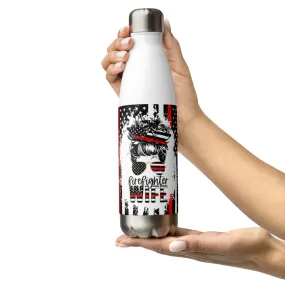 Firefighter Wife Stainless Steel Water Bottle