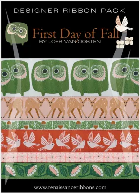 First Day of Fall by Loes Van Oosten Designer Ribbon PACK