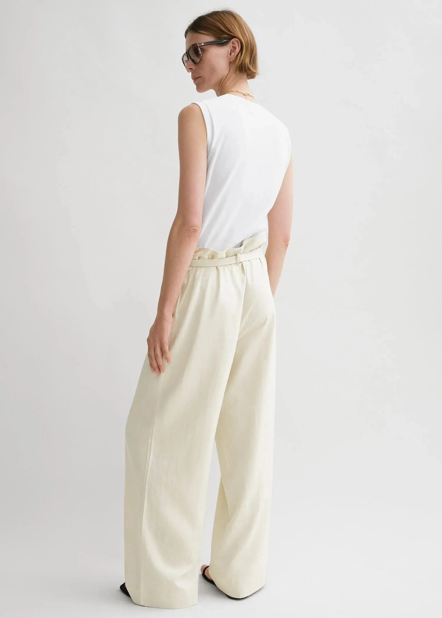 Fluid Tie-Waist Trousers