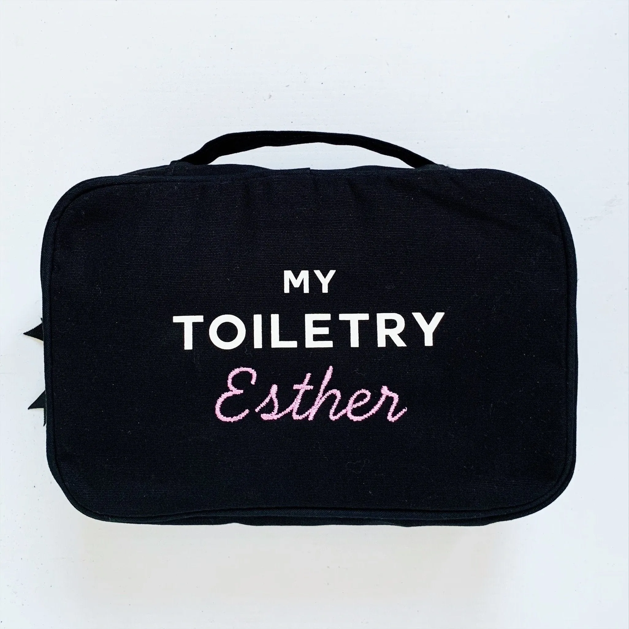 Folding/Hanging Toiletry Case, Black