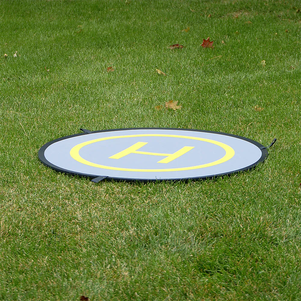 Fotodiox Collapsible Drone Launch Pad - Fast-Fold Portable Landing Pad Apron for RC Drone Quadcopter and Helicopters