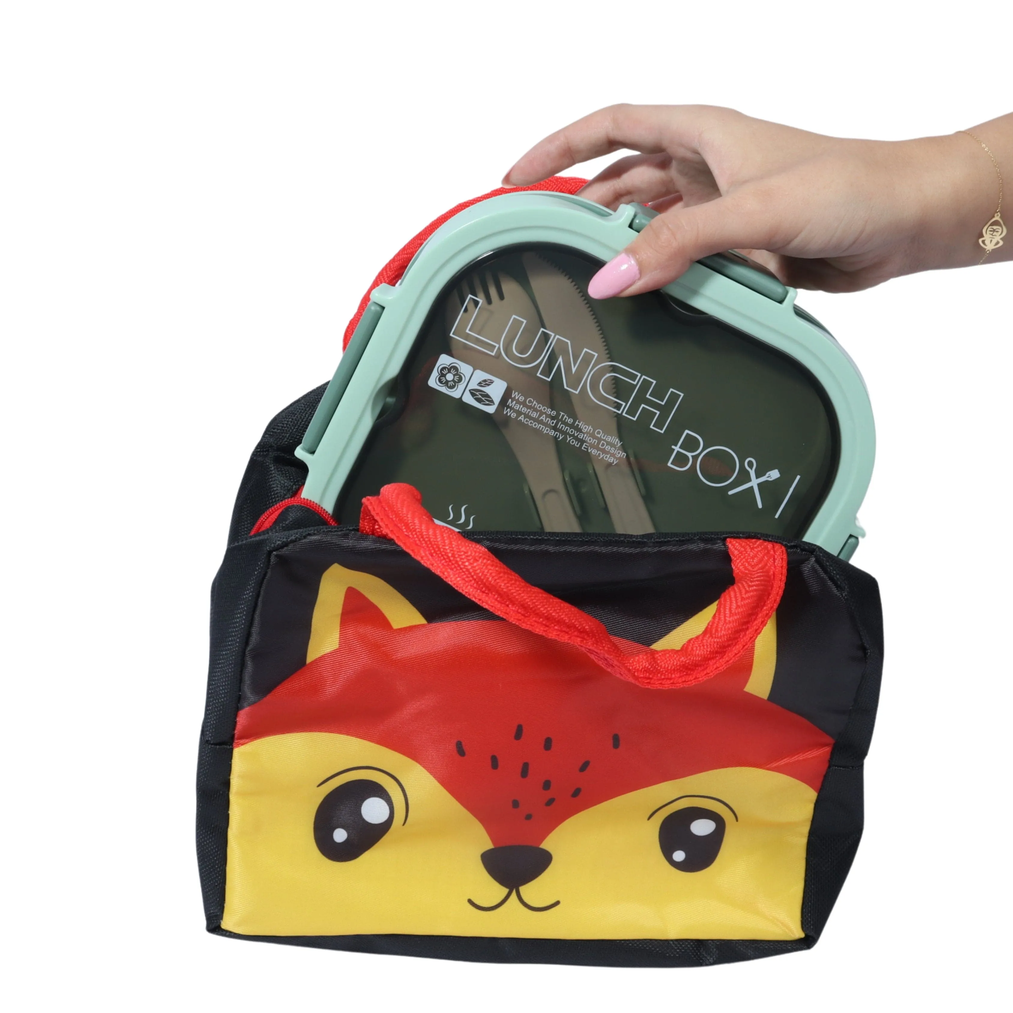 Fox lunch bag insulated