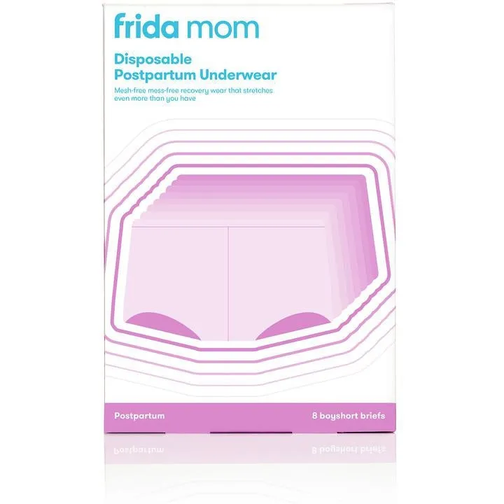 FridaMom Boyshort Disposable Postpartum Underwear 8 pack | Petite