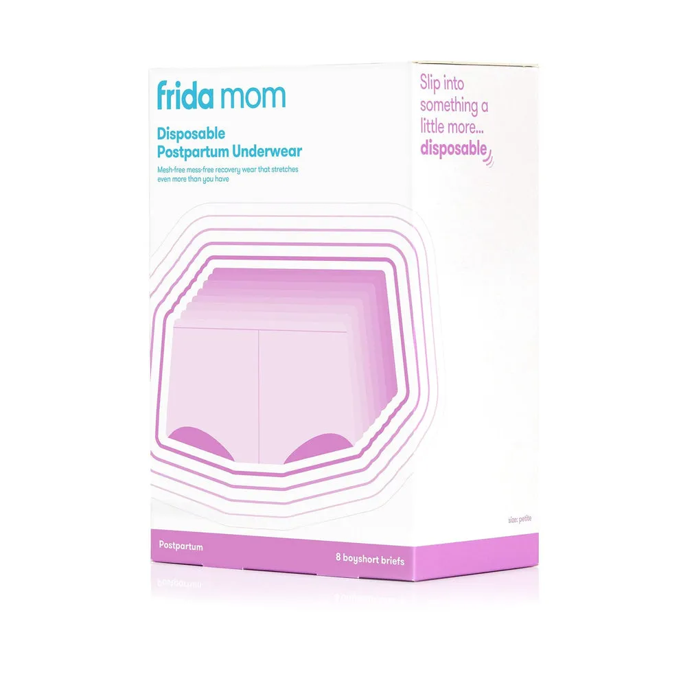 FridaMom Boyshort Disposable Postpartum Underwear 8 pack | Petite