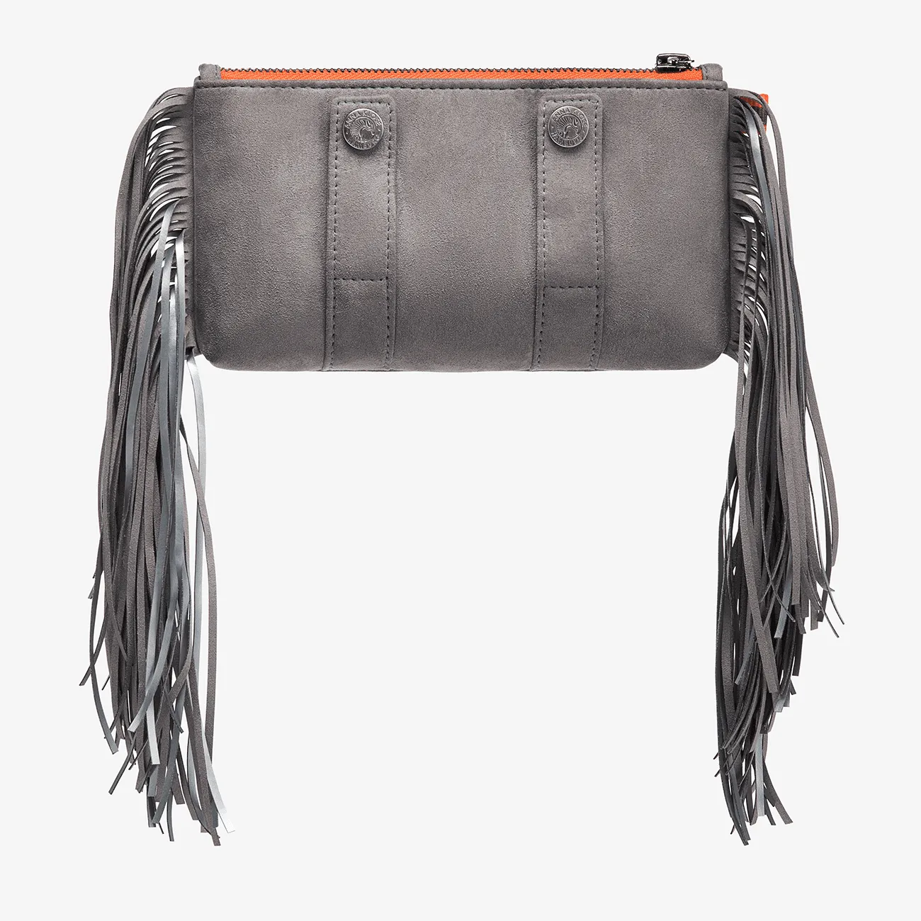 Fringe Beltbag "Koala Grey" with silver print