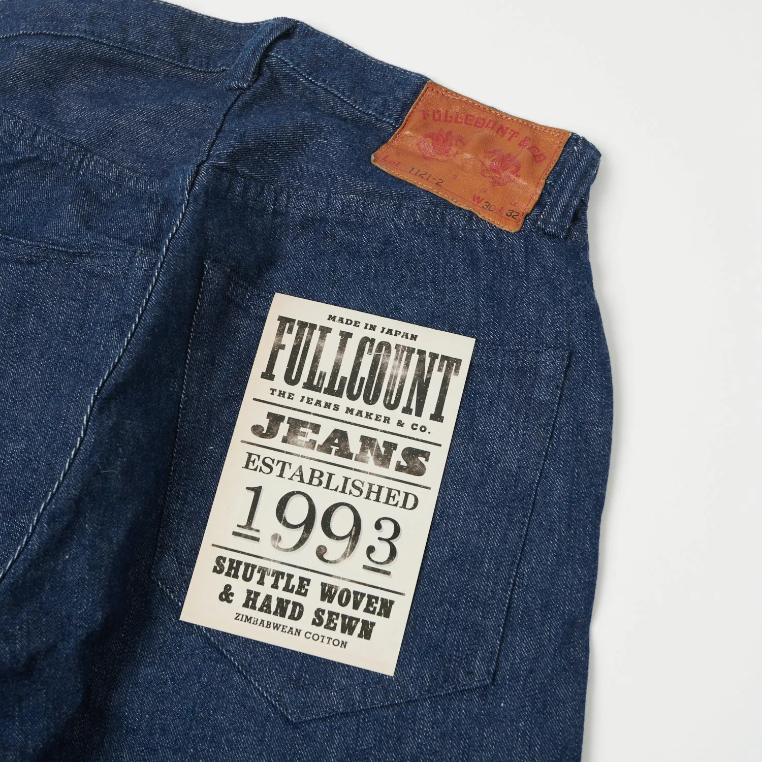 Full Count 1121-2 'Duke' 13.5oz Extra Wide Straight Original Selvedge Denim Pant