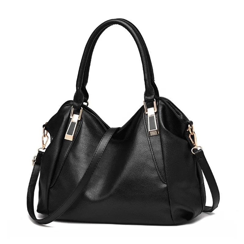 Funki Buys | Bags | Handbags | Women's Chic Leather Tote Bag