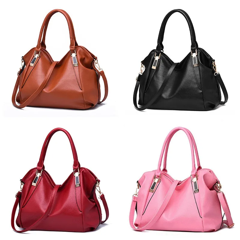 Funki Buys | Bags | Handbags | Women's Chic Leather Tote Bag