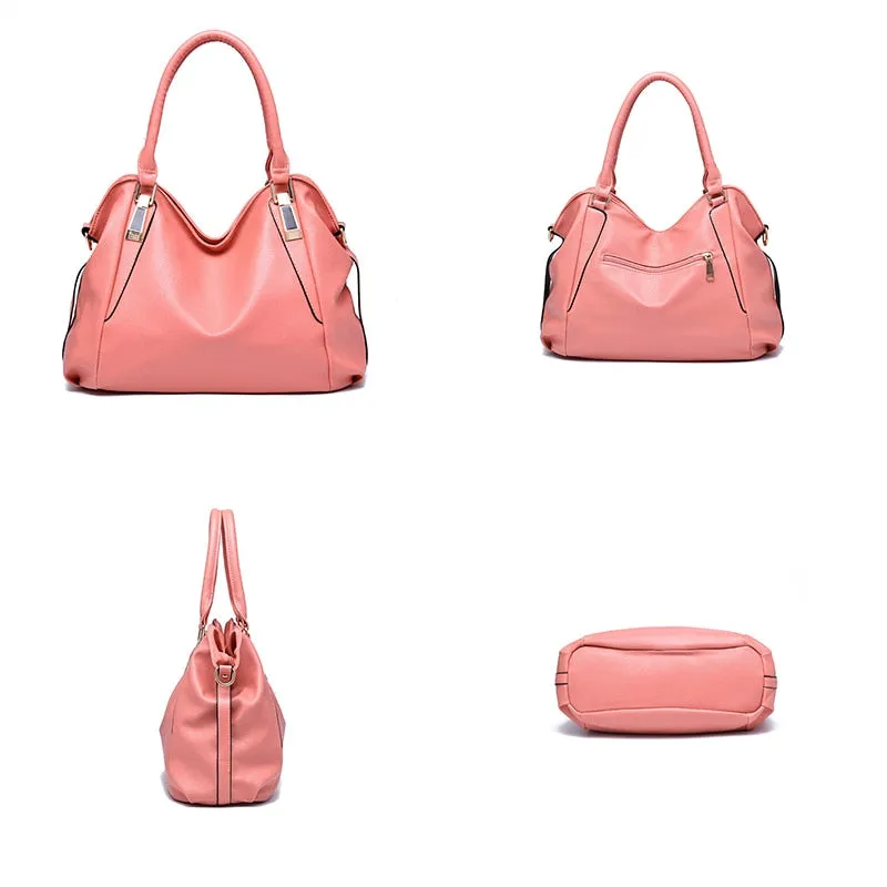 Funki Buys | Bags | Handbags | Women's Chic Leather Tote Bag