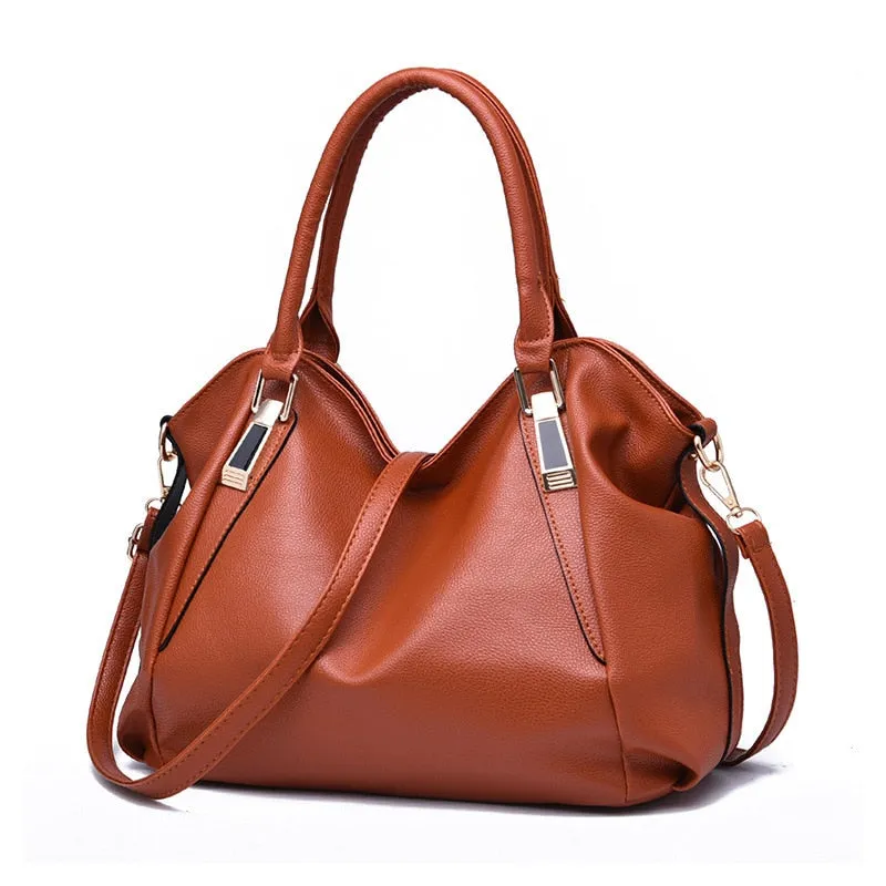 Funki Buys | Bags | Handbags | Women's Chic Leather Tote Bag