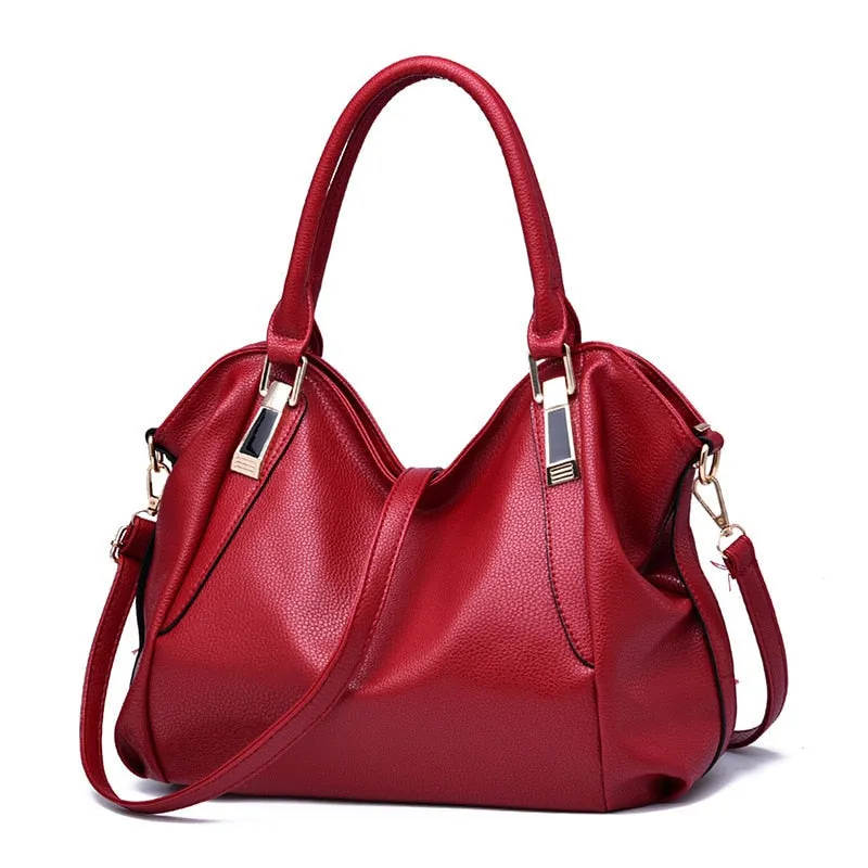 Funki Buys | Bags | Handbags | Women's Chic Leather Tote Bag