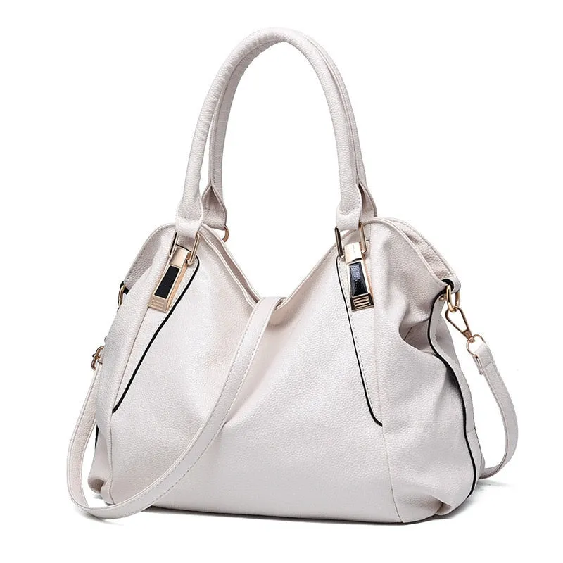 Funki Buys | Bags | Handbags | Women's Chic Leather Tote Bag