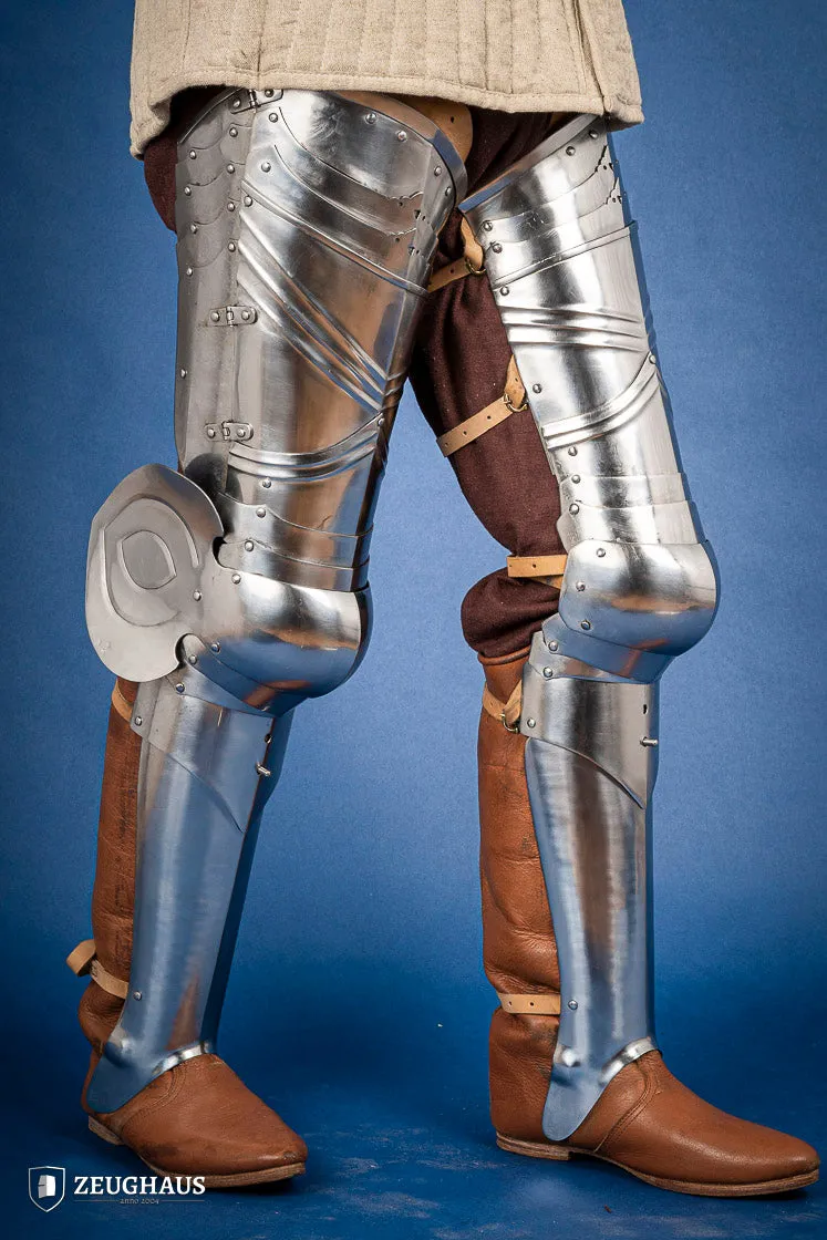 German Full Leg Armor 15th Cent. 1,2mm Polished