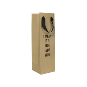 Gift Bag Bottle - Not Not Wine