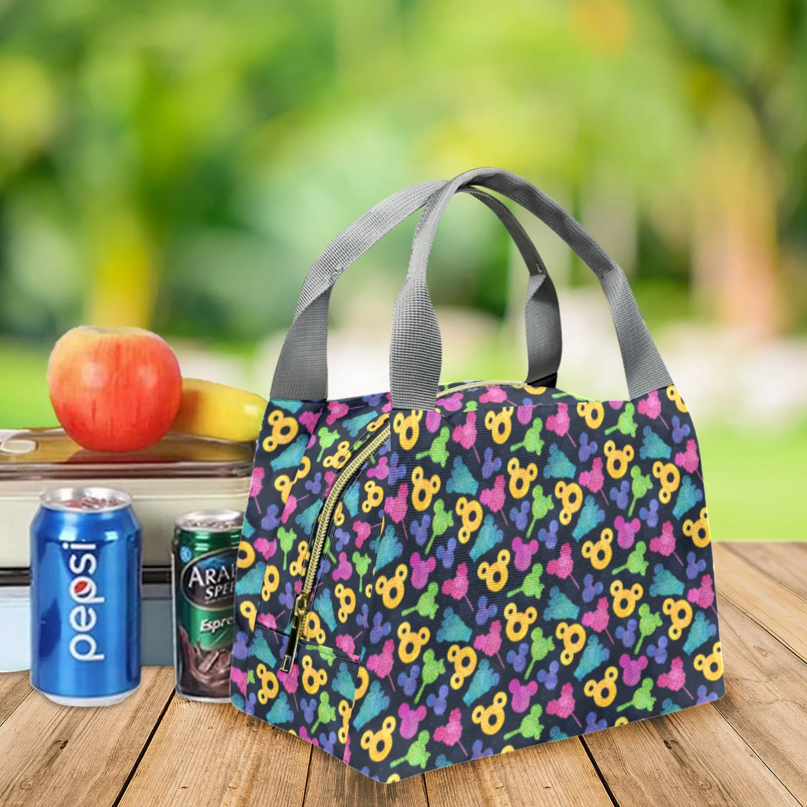 Glitter Park Snacks Portable Lunch Bag