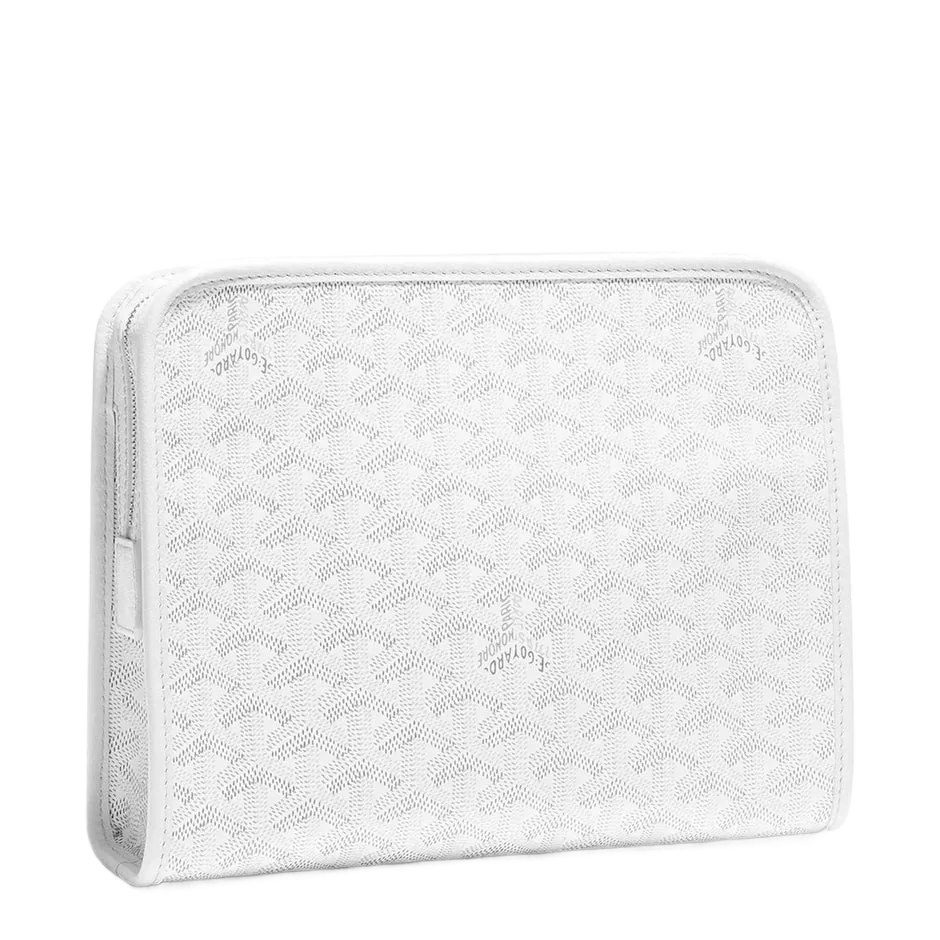 Goyard Jouvence Toiletry Bag MM White