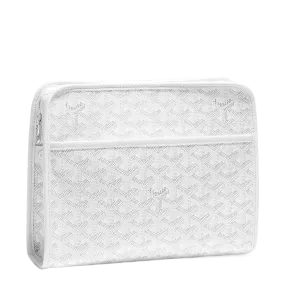 Goyard Jouvence Toiletry Bag MM White