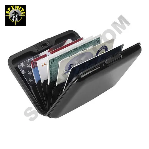 Hard Shell RFID Blocking Credit Card Aluminum Wallet