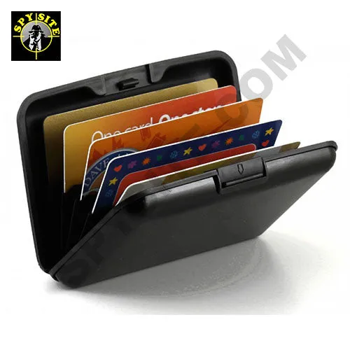 Hard Shell RFID Blocking Credit Card Aluminum Wallet