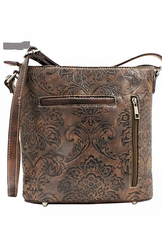 Heat of the Moment Brown Messenger Bag