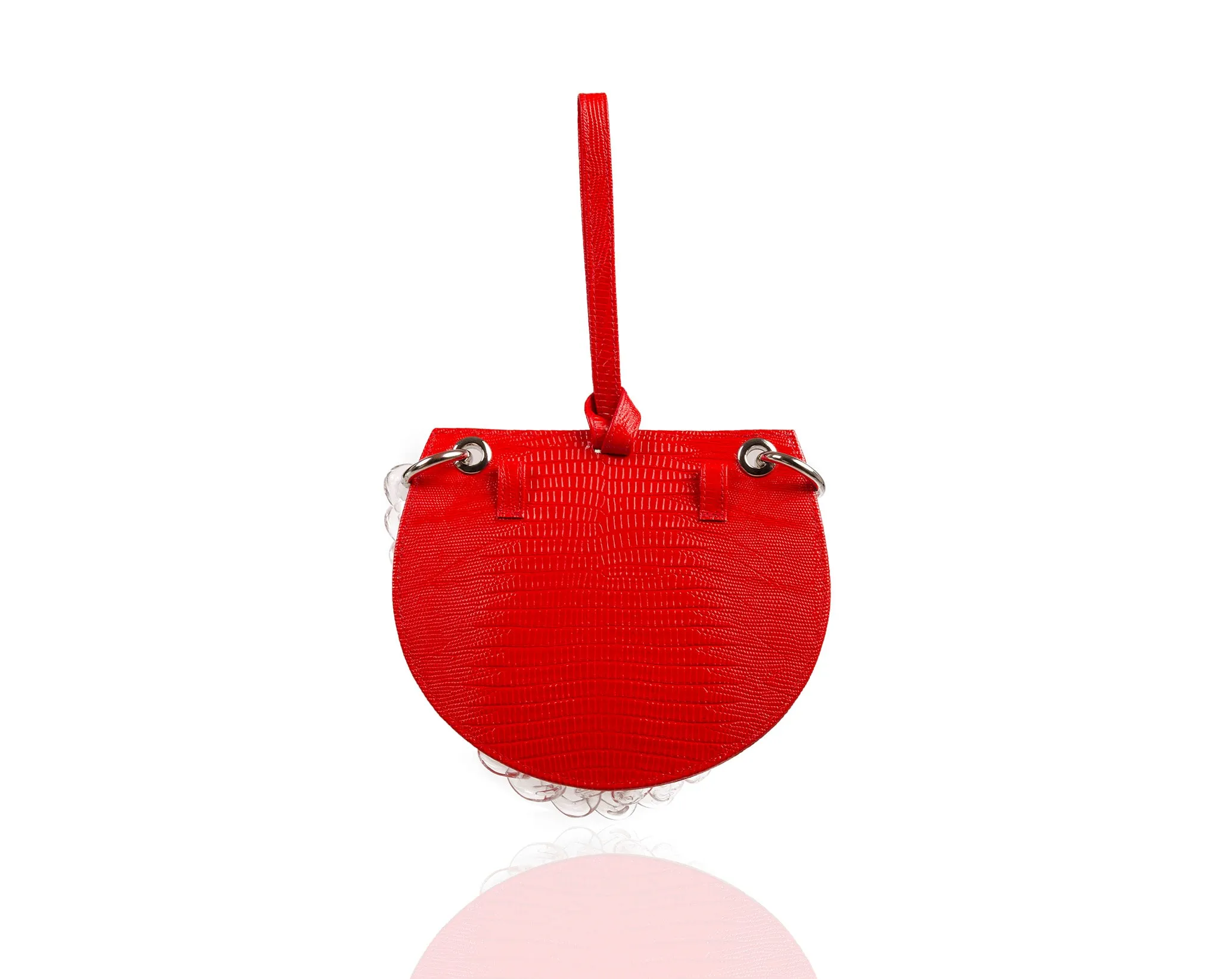 Hot Red Semi Round Tania Bag