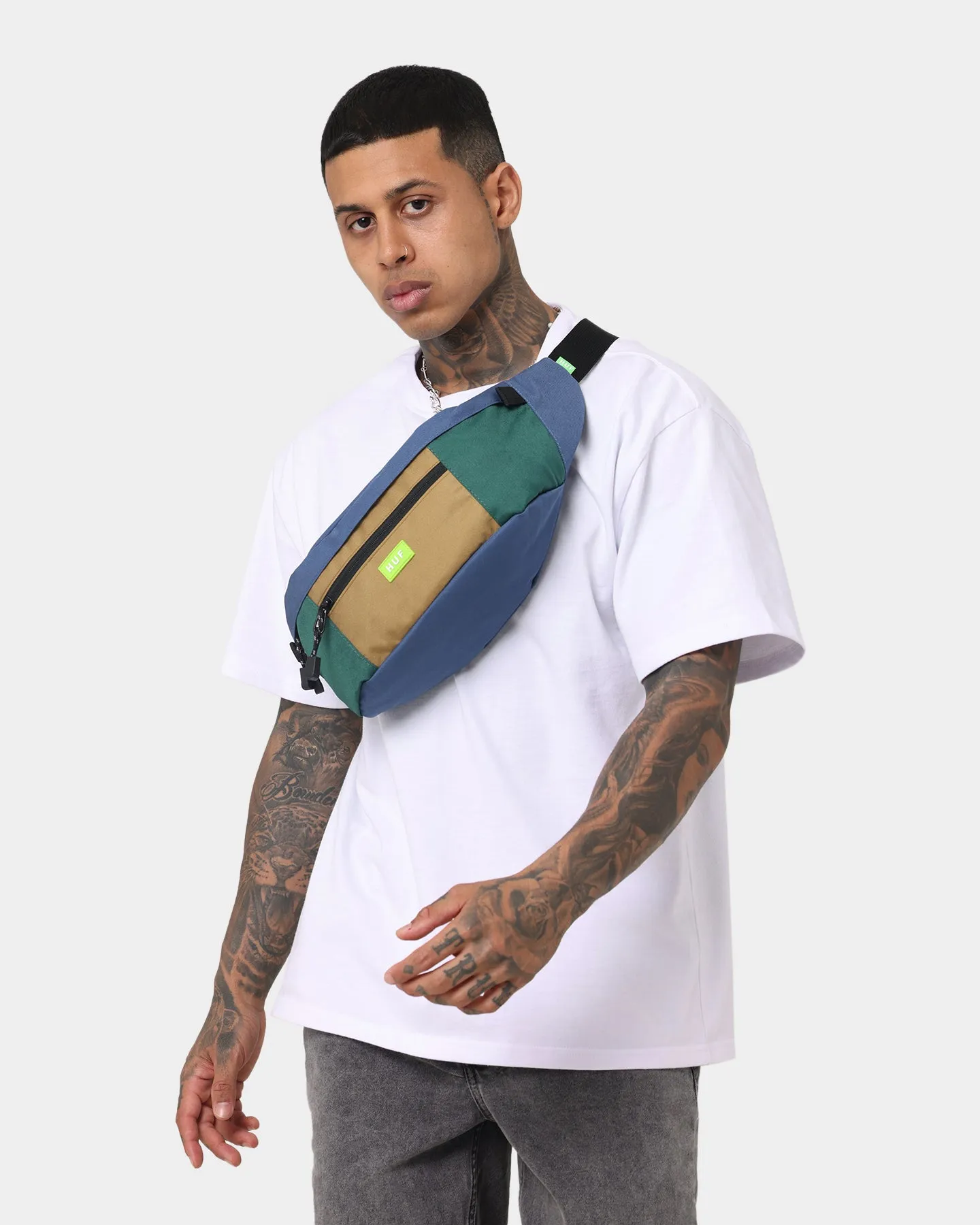 HUF Hyde Waist Bag Blue/Green