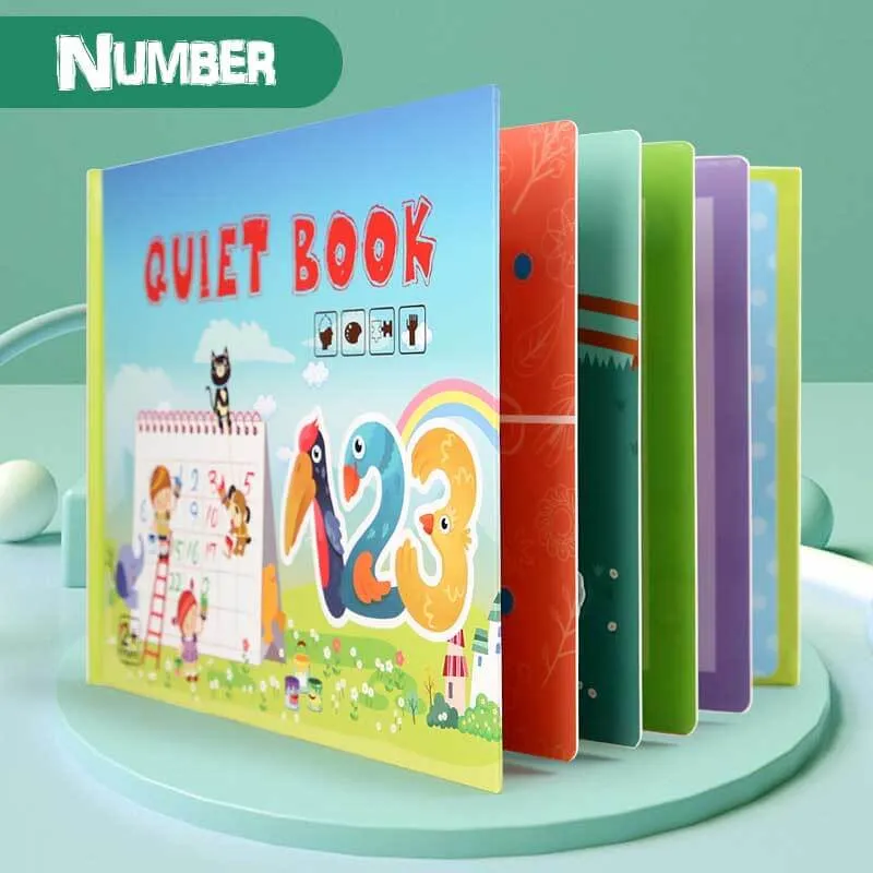 Interactive Felt Quiet Book