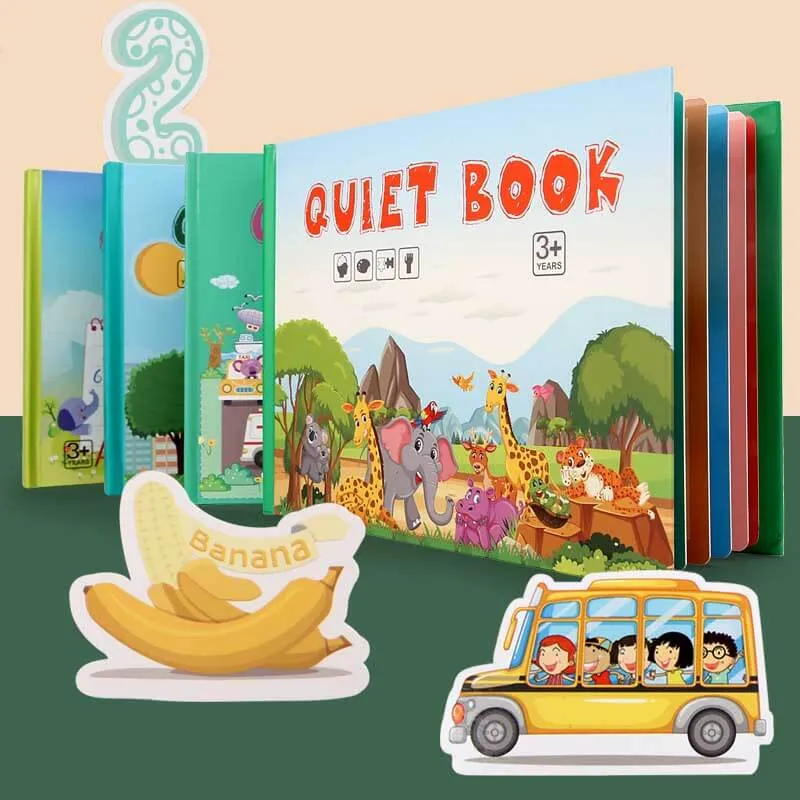 Interactive Felt Quiet Book