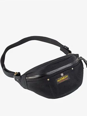 Iron Heart Denim 21oz Denim Waist Bag Superblack