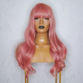 JOY Pink 22" Fringe Wig